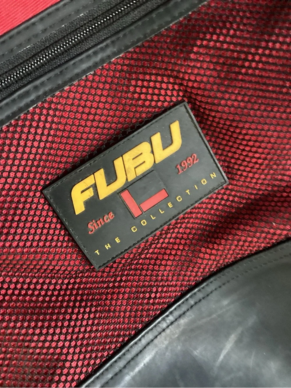 FUBU  L collection Red and Black Duffel